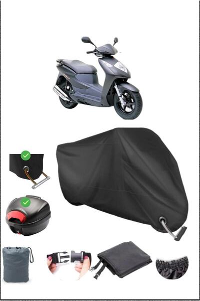 Breen Black Honda Dylan 150 Rear Bag Lock Compatible Waterproof Canvas (Motor...