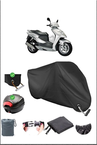 Breen Black Honda Dylan 125 Rear Bag Lock Compatible Waterproof Canvas (Motor...