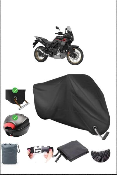 Breen Black Honda XL 750 Transalp Rear Bag Lock Compatible Waterproof Canvas ...
