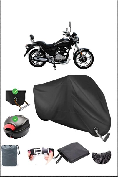 Breen Black Mondial 150 Kt Rear Bag Lock Compatible Waterproof Canvas (Motorc...