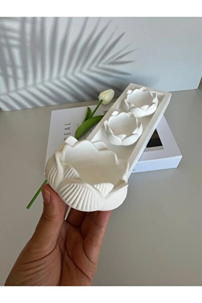 andela Lotus Çiçeği Mumluk Silikon Mum Kalıbı