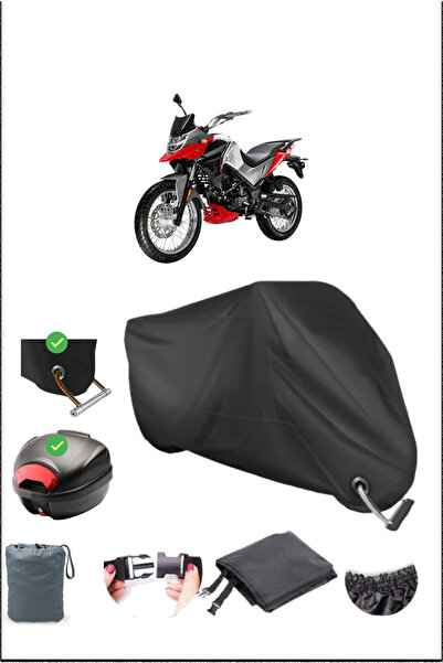 Breen Black Sym Nh t 200 Rear Bag Lock Compatible Waterproof Canvas (Motorcycle)