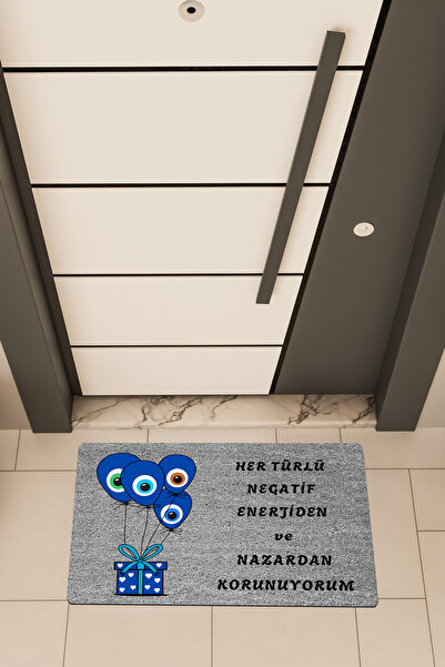Dormot Home Високоякісний цифровий друк Сірий килимок для дверей з мотивом «Я...