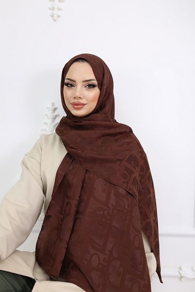 HAR-UM Ticaret Patterned Jacquard Shawl
