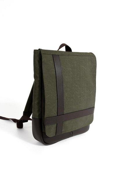 Baginn Men's Backpack 35*22 cm Canvas Fabric Business Backpack with Laptop Compartment School Bag Mega Bag