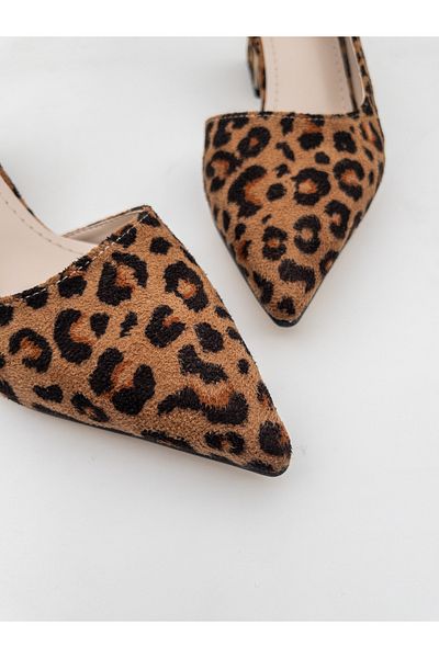 DC DONNA Pantofi de seară cu toc argintiu de 5 cm de damă