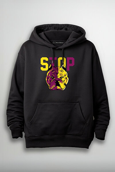 Merch&ice Stop Bulldog Štampano unisex dukserica