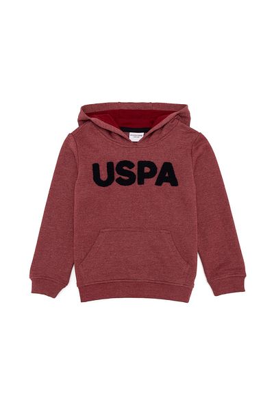 U.S. Polo Assn. Boys' Cherry Basic Sweatshirt