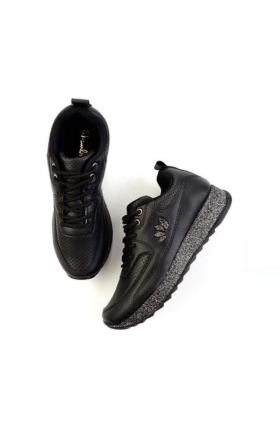 Bambi Μαύρο Γυναικείο Sneaker K01027010409