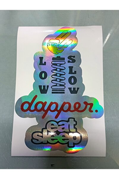 3M 32X22 cm Luxury Hologram - Car Rear Window Inscriptions Sticker Set