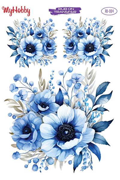 DERYA DESİNG ART فرك على نقل Rbn004 25 × 35 سم