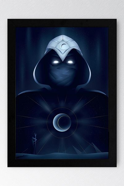 Saturn Pictură înrămată Moon Knight - Moon Knight Marvel Series Poster Painting