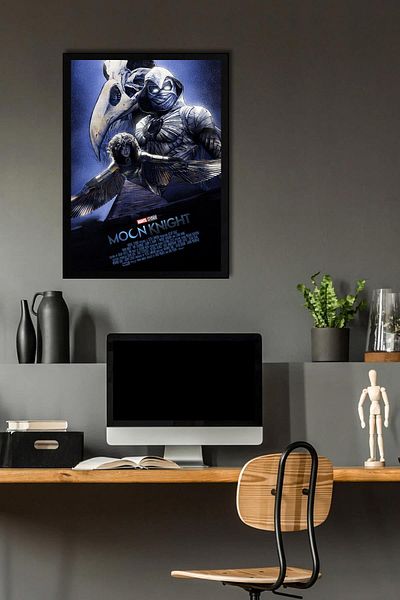 Saturn Pictură înrămată Moon Knight - Moon Knight Marvel Series Poster Painting