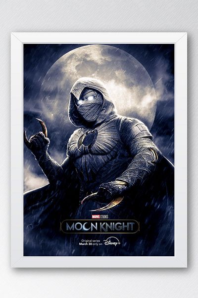 Saturn Pictură înrămată Moon Knight - Moon Knight Marvel Series Poster Painting