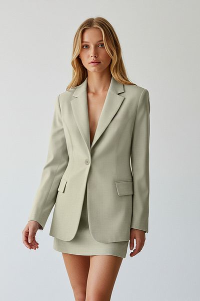 Trendyol Collection Light Khaki Blazer - TWOSS25BC00018 Model Jacket