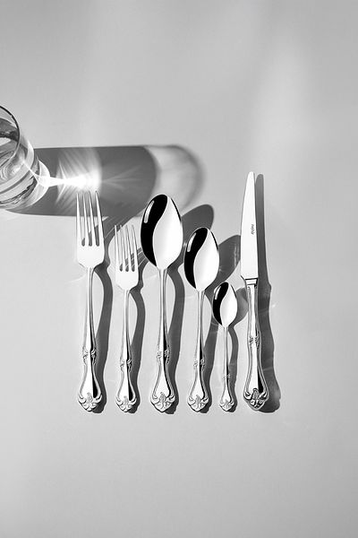 Nehir Lalezar Plain - 36 Piece Spoon knife Set for 6 People