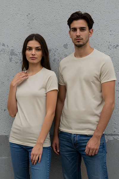 Trendyol Collection Μπλουζάκι Basic Crew Neck Slim Fit - 100% βαμβάκι TMNSS19BO0001