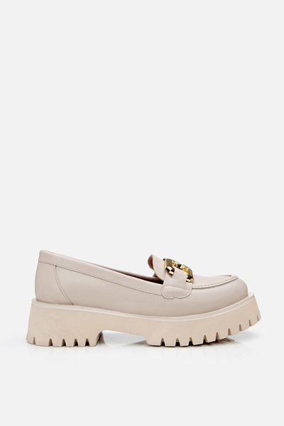 Yaya by Hotiç Beige Damen Loafer Schuhe 01AYY 307970 A310