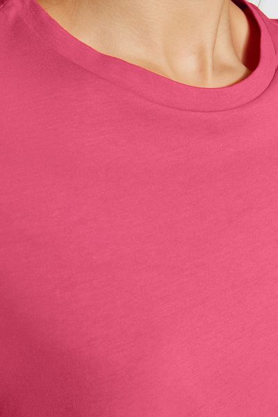 Trendyol Collection Pink*001 Basic-Strick-T-Shirt mit Rundhalsausschnitt aus 100 % Baumwolle TWOSS23TS00000