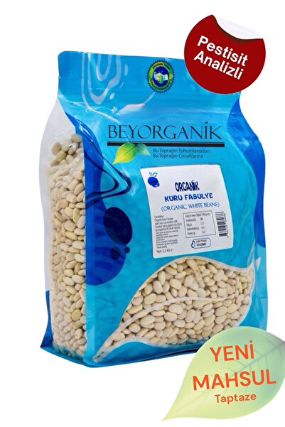 BEYORGANİK Organik Kuru Fasulye 2,5kg (PESTİSİT VE AFLATOKSİN ANALİZLİ)