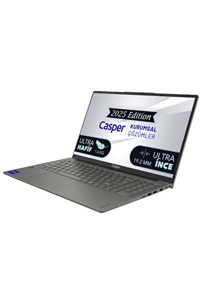 CASPER Nirvana X700.7430-EF00X-G-F Ryzen 5 7430U 64 GB RAM 1 TB NVMe SSD Freedos Dizüstü Bilgisayar 15.6"