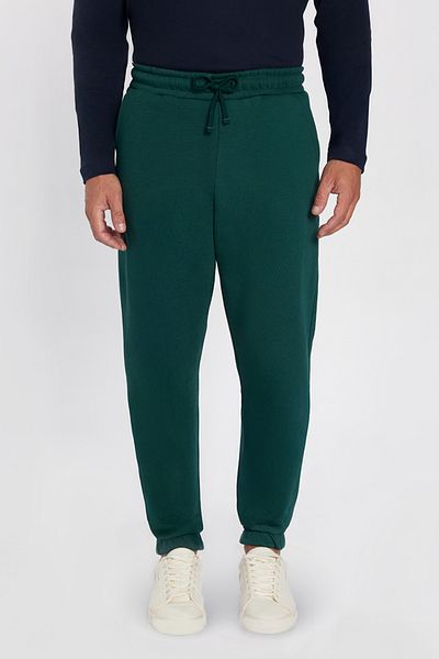 Tudors Unisex Relax Fit Relaxed Cut Rose Gold με 3 τσέπες ελαστικό Jogger Leg πράσινο αθλητικό παντελόνι