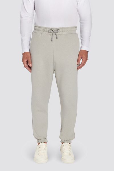 Tudors Παντελόνι φούτερ Unisex Relax Fit Relaxed Cut Rose Gold με 3 τσέπες ελαστικό Jogger Trotters Stone Color