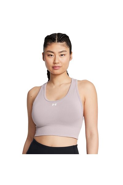 Under Armour حمالة صدر رياضية متوسطة الحجم للسيدات من UA Vanish - بدون خياطة 1384419 -015