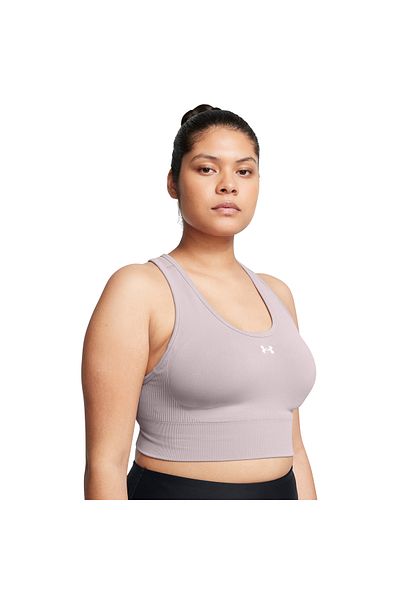 Under Armour حمالة صدر رياضية متوسطة الحجم للسيدات من UA Vanish - بدون خياطة 1384419 -015