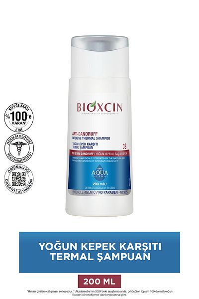 Bioxcin Aqua Thermal Intensive šampon proti lupům Ds 200 ml proti lupům a svědění odlupování