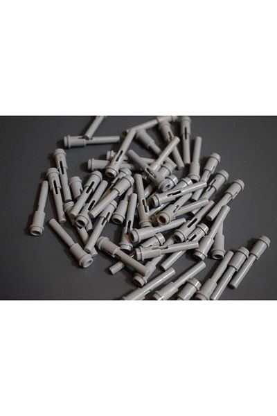 LEGO 50 Pcs Technic, Pin 1/2 2L Bar Extension (Flick Missile)