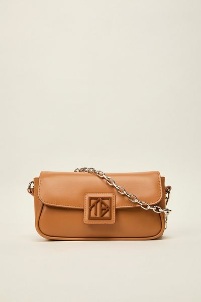 Ted Baker Plain Leather Chain Strap Crossbody Bag
