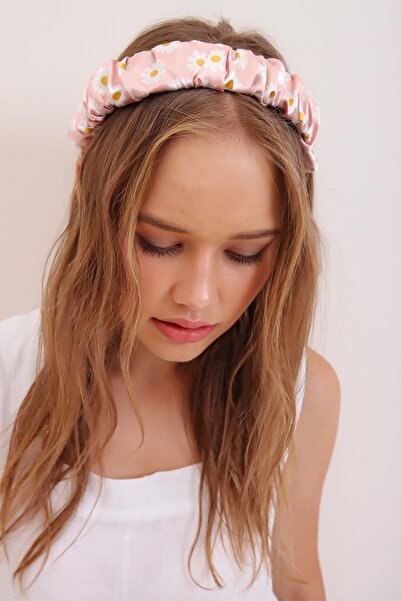 Trend Alaçatı Stili Haar- & Stirnband - Rosa - Casual
