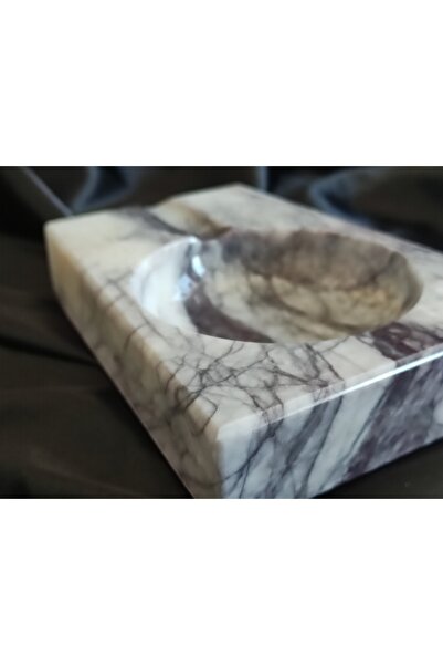 Pergamon Leylak Mermeri Puro Kül Tablası 3cm Kalınlık Özel Seri
