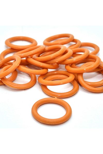 AR Rustic Curtain Ring Clip 10 Pieces Oak