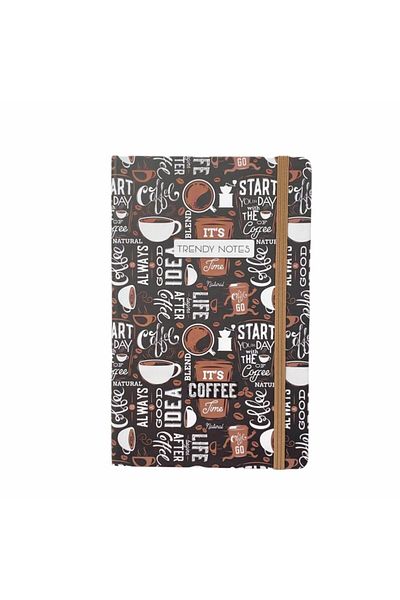 KESKİN COLOR Medium Size Lined Notebook Brown