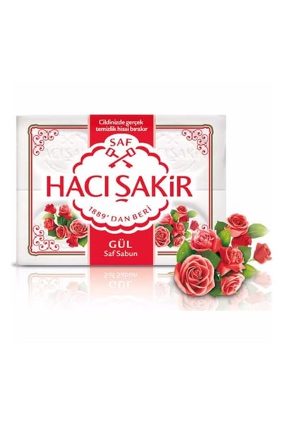 Hacı Şakir Rose Mold Soap 4 Pieces 150 Gr