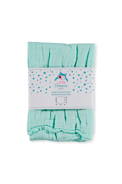 Little Dreams ebebek Blue Muslin Pillowcase