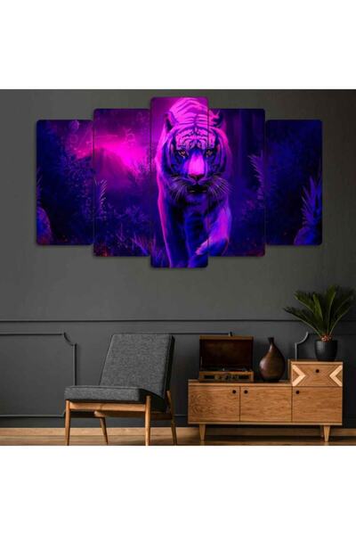 EVLOYA Kaplan 5 Parçalı Tablo