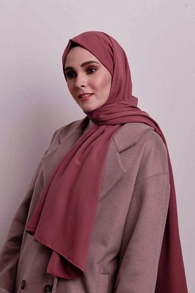 Larissa Scarf Pastel Pink Medina Silk Shawl