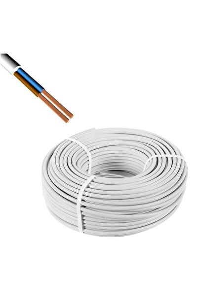 Ünal 2x0,75 Mm2 Ttr Kablo Tam %100 Bakır ( Tse `li) 100 Metre
