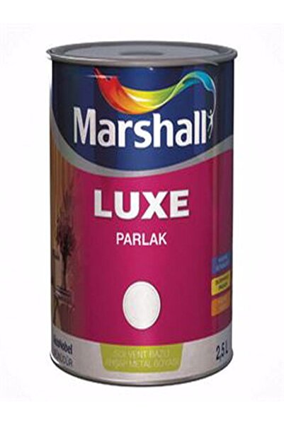 Marshall Luxe Parlak Yağlı Boya Yeni Boncuk Mavi 2.5 Lt (3,5 Kg)