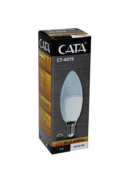 Cata 5 ADET Ct-4079 E14 Duy Led Buji Ampul 6500k Beyaz
