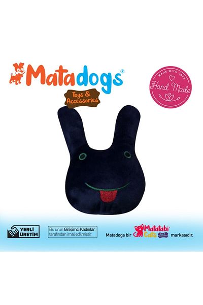 MATATABİ CATS Mata Dogs Sparky Puppy Toy with Sound, Fabric, Embroidery 11 Cm