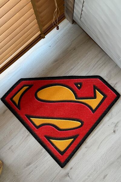Rugs Modern Halı Mira 843 Superman Logo Desenli Halı
