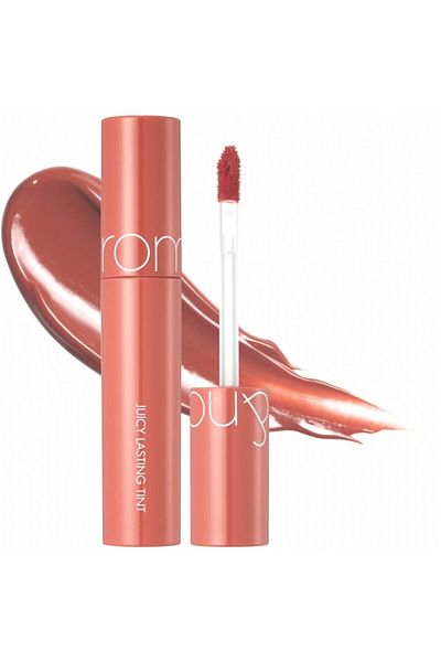 Romand أحمر الشفاه السائل من Rom&nd Juicy Lasting Tint Nudy Peanut