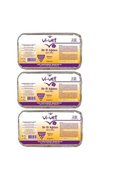 Vi-vet Vi Vet Sir Ağda Kalıp Naturel(sarı) 500ml *3adet Vivet Kalıp Sir Ağda Naturel Sarı 500 Ml
