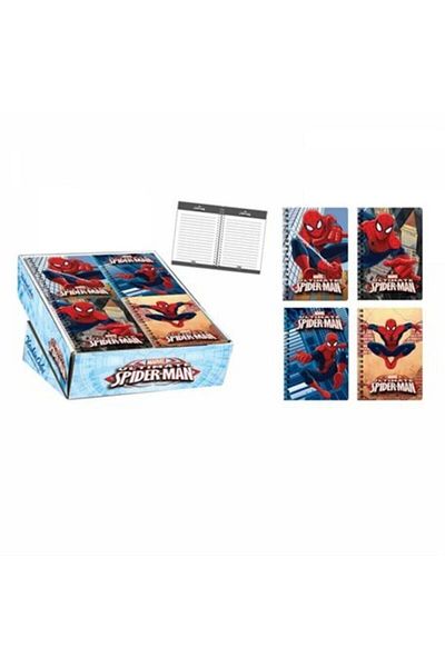 KESKİN COLOR 80 Sheets A6 Spiderman Spiral Notepad