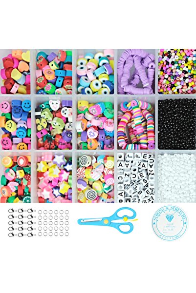 Prestij Boncuk Aren Najnovija Moda - Set Fimo i Perli Mega Set-1