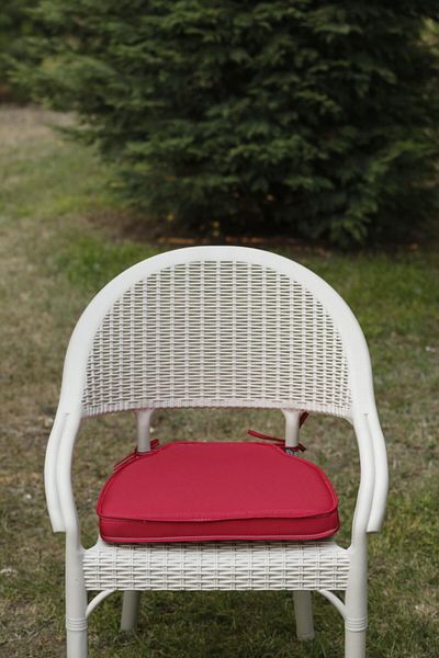 BK exclusive Allium Chair Cushion 5 Cm Red